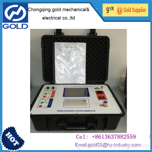 Three Phase Electrical Transformer Turn Ratio Tester Laboratory Equipment